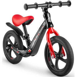 Bicicleta fara pedale Ricokids Funnu 760501 (Black/Red)