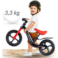 Bicicleta fara pedale Ricokids Funnu 760501 (Black/Red) Thumb