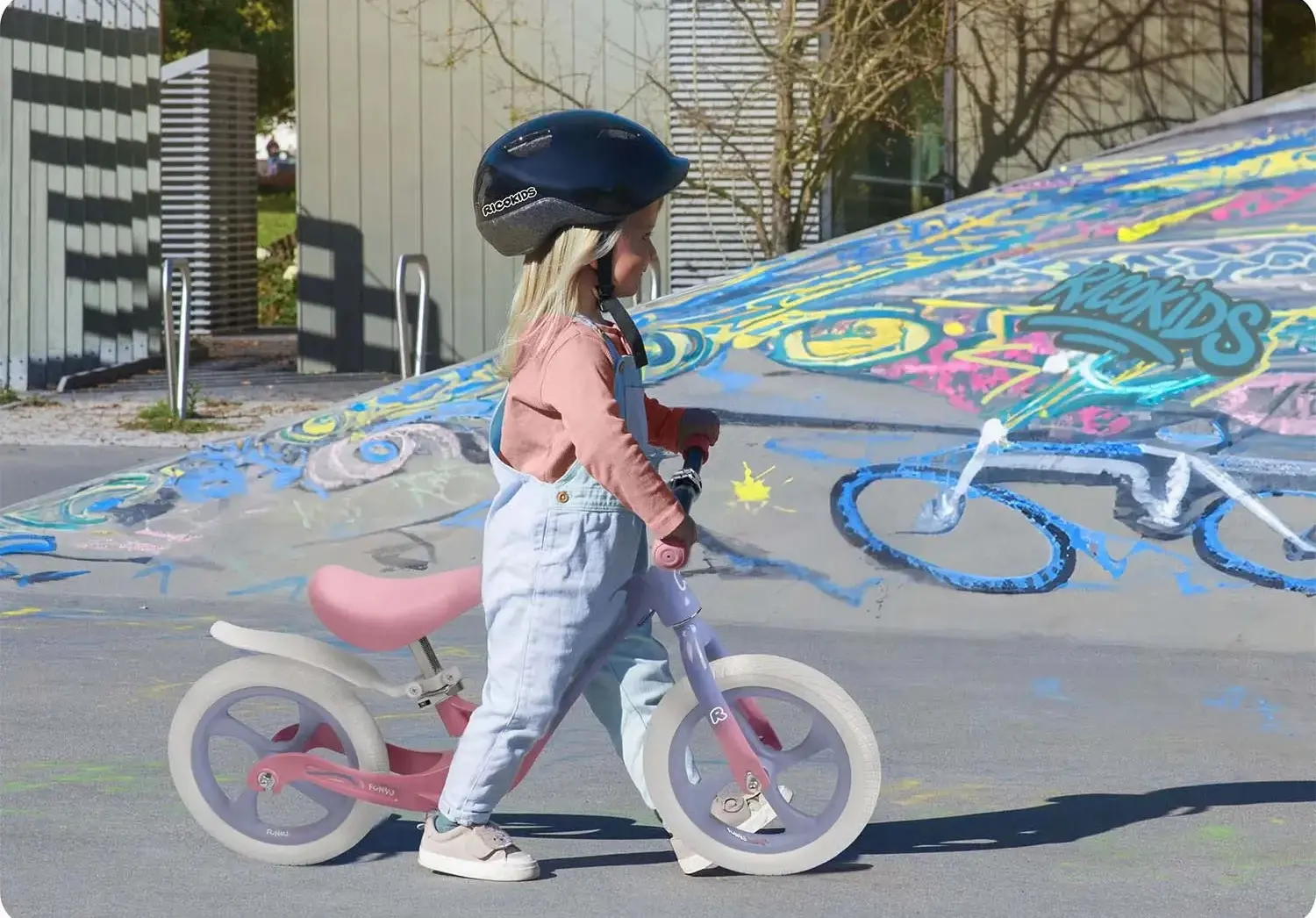 Bicicleta fara pedale Ricokids Funnu 760502 (Multicolour) - 14