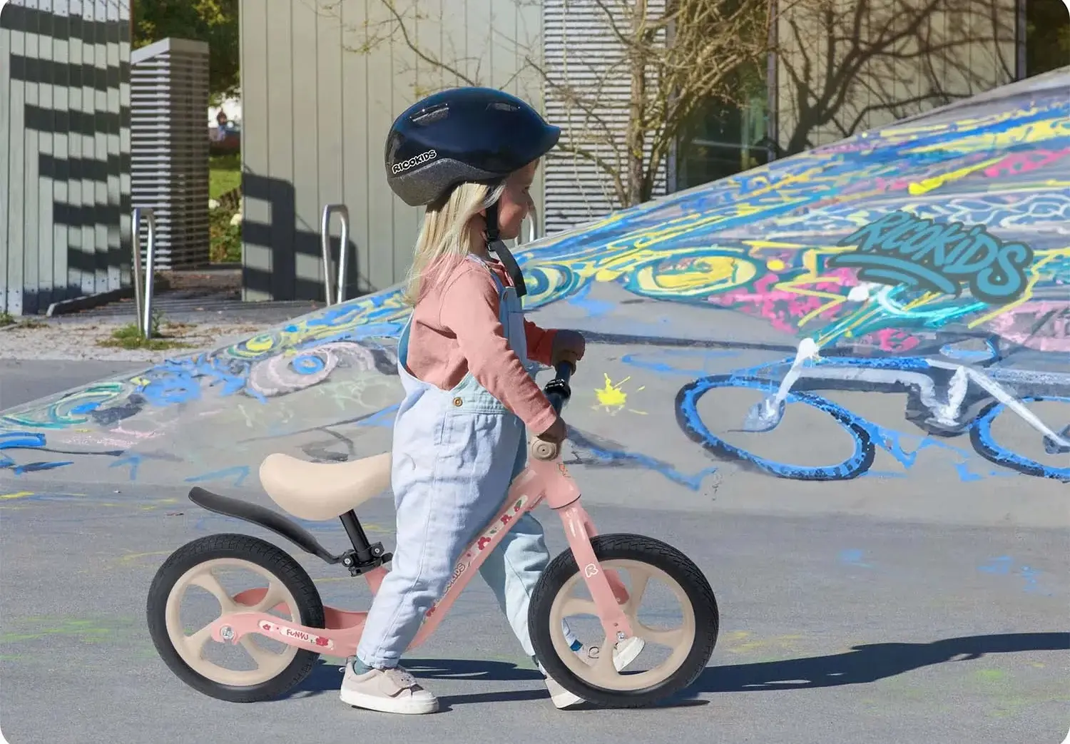 Bicicleta fara pedale Ricokids Funnu 760503 (Multicolour) - 15