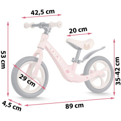 Bicicleta fara pedale Ricokids Funnu 760503 (Multicolour) Thumb