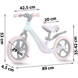 Bicicleta fara pedale Ricokids Funnu 760504 (Multicolour) Thumb
