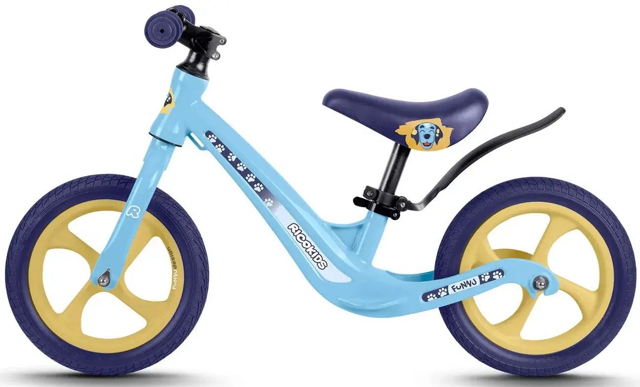 Bicicleta fara pedale Ricokids Funnu 760505 (Multicolour) - 2