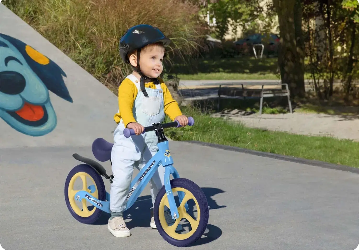 Bicicleta fara pedale Ricokids Funnu 760505 (Multicolour) - 13