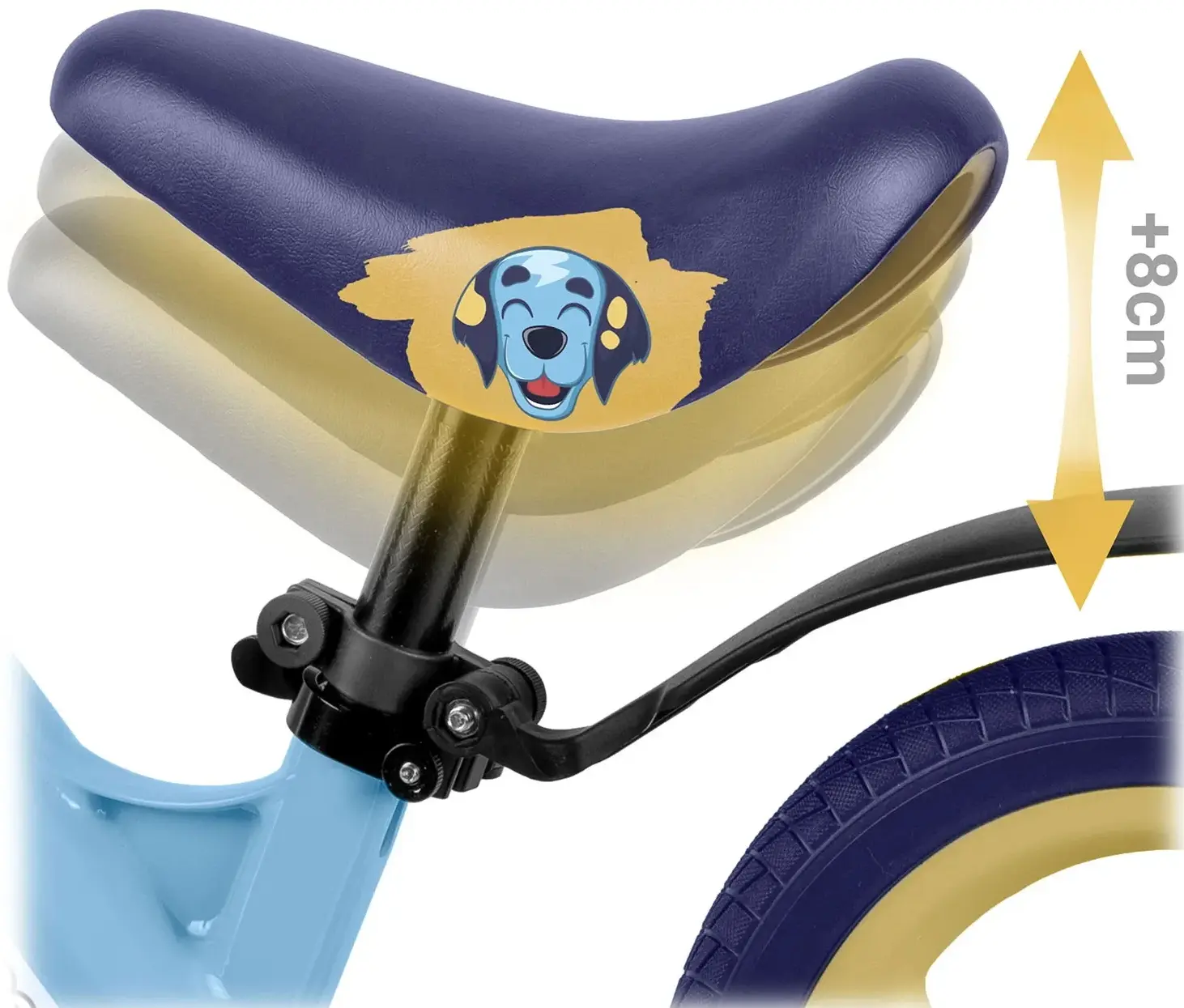 Bicicleta fara pedale Ricokids Funnu 760505 (Multicolour) - 9