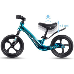 Bicicleta fara pedale Ricokids Funnu 760506 (Black/Metallic Blue) Thumb