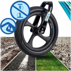 Bicicleta fara pedale Ricokids Funnu 760506 (Black/Metallic Blue) Thumb