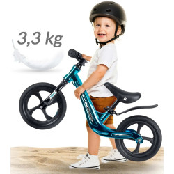 Bicicleta fara pedale Ricokids Funnu 760506 (Black/Metallic Blue) Thumb