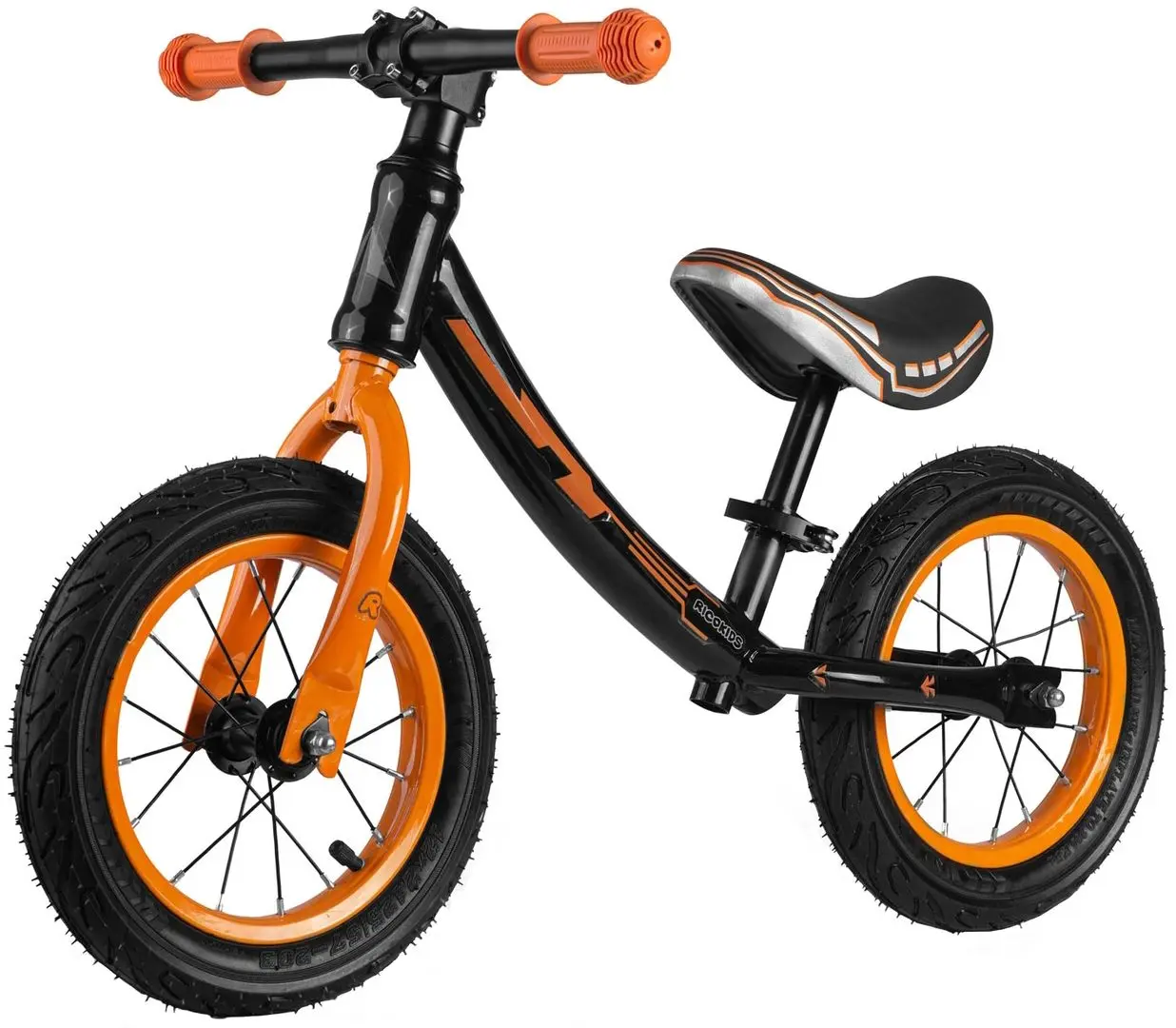 Беговел Ricokids Rowerek (Black/Orange)