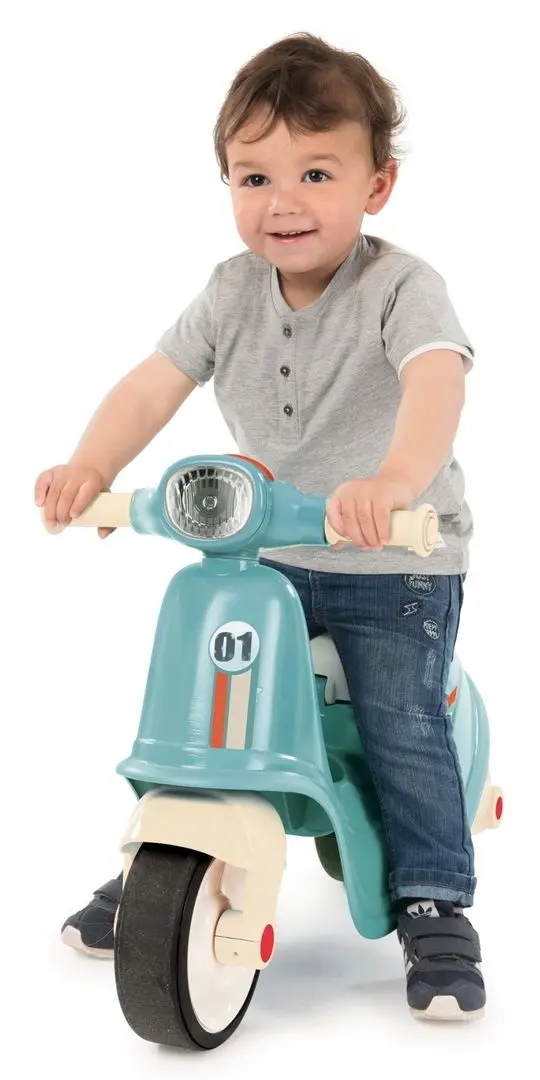 Bicicleta fara pedale Smoby Scooter 721006 (Blue) - 6