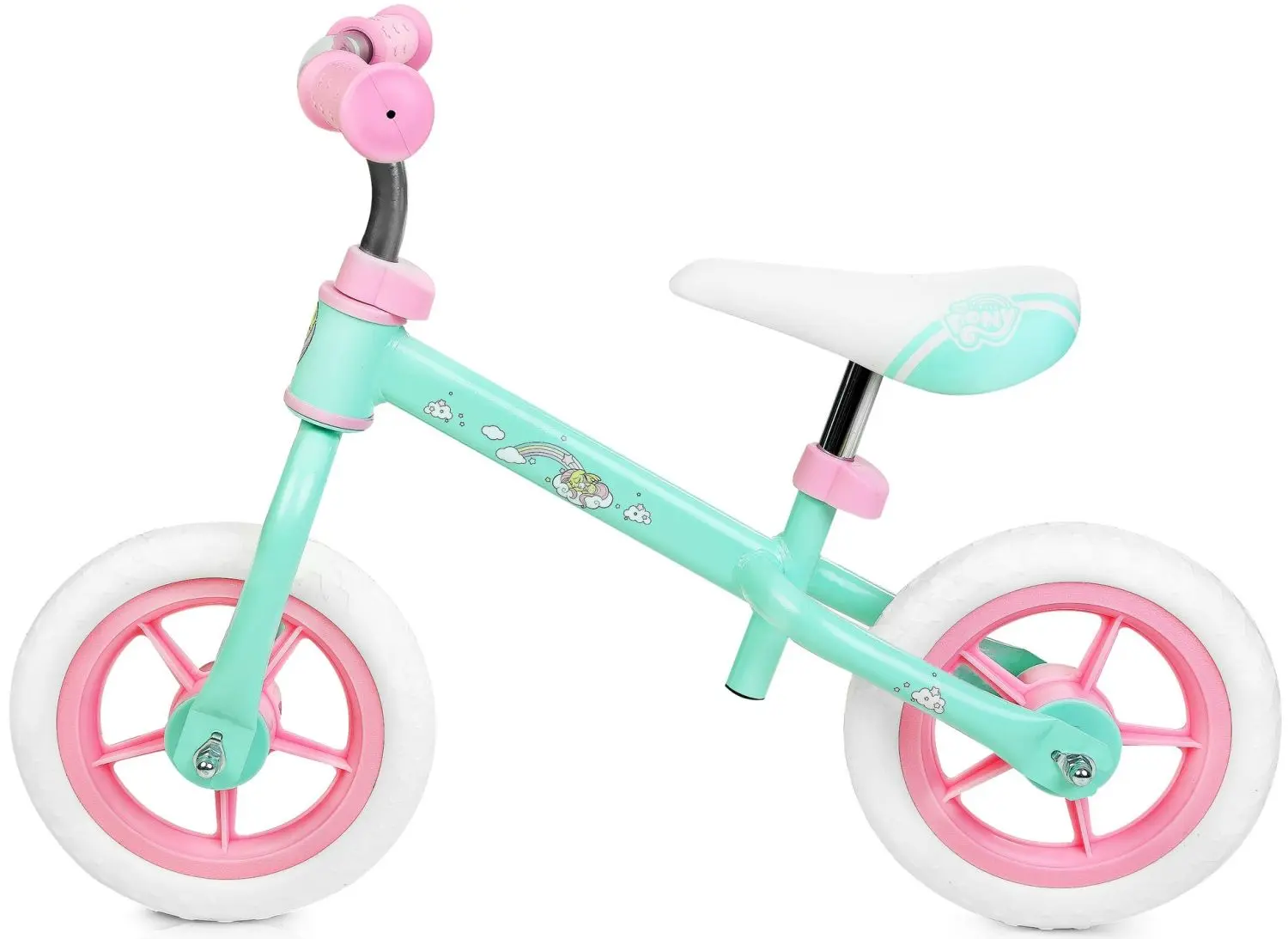 Bicicleta fara pedale Spokey My Little Pony 927195 (White/Turquoise) - 3