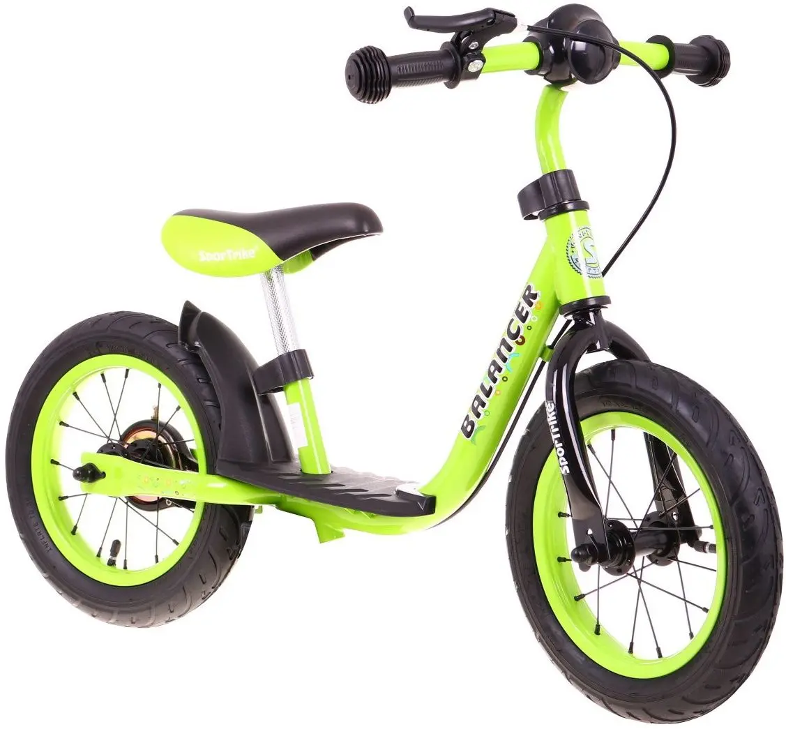 Bicicletă fără pedale SporTrike Balancer (Green/Black) - 3