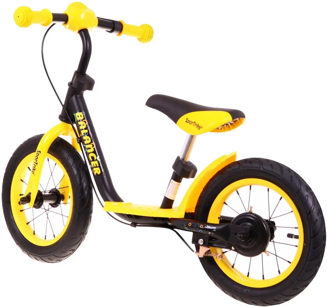 Bicicletă fără pedale SporTrike Balancer (Yellow/Black) - 4