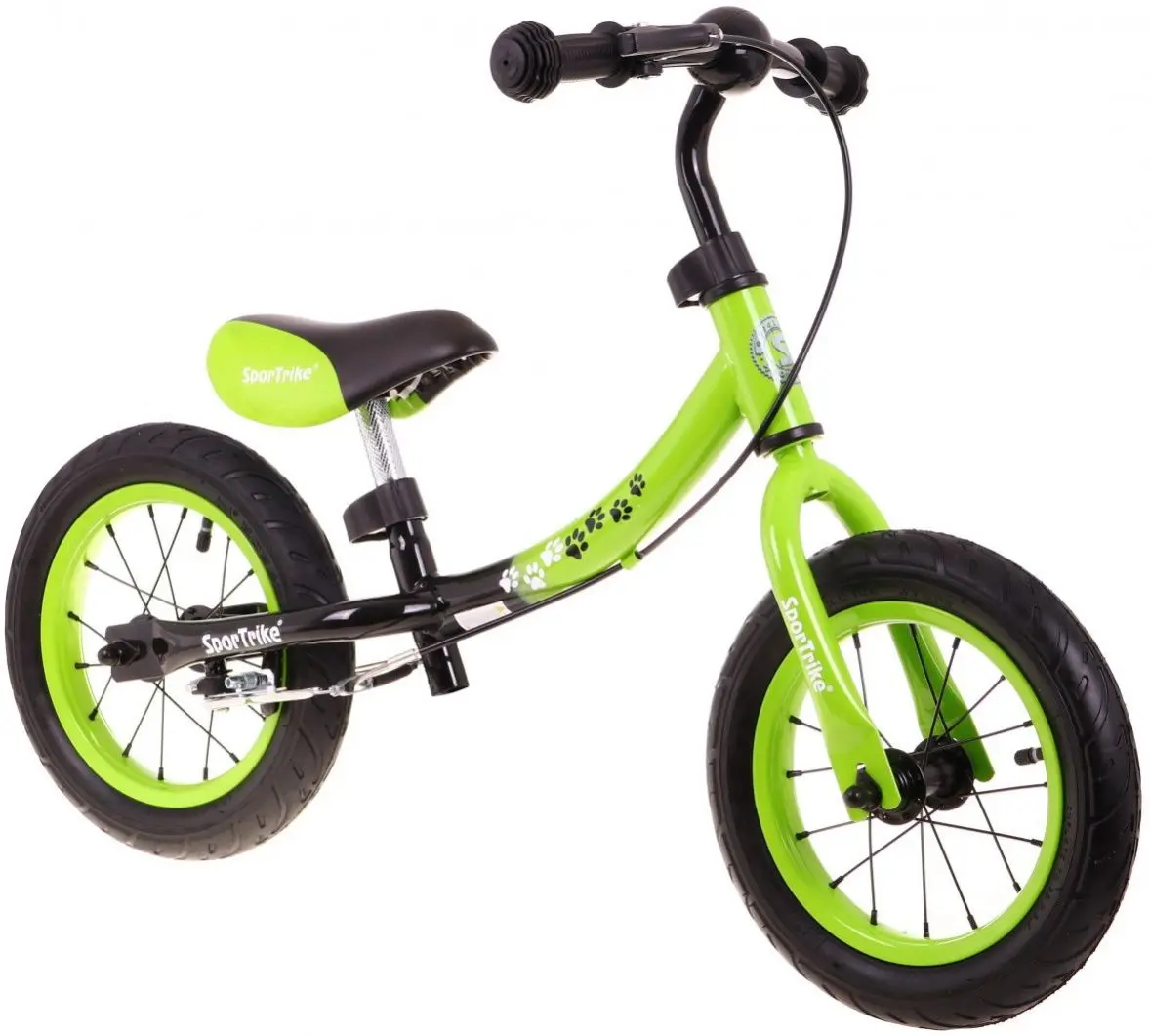 Bicicletă fără pedale SporTrike Boomerang (Green/Black) - 8