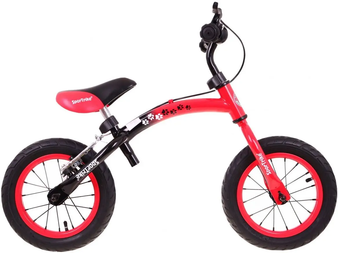 Bicicletă fără pedale SporTrike Boomerang (Red/Black)