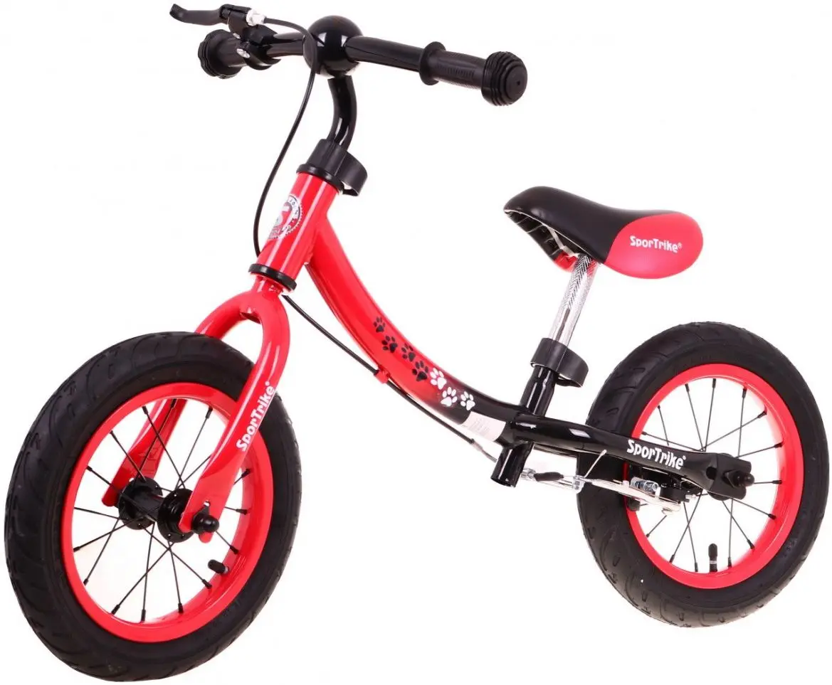 Bicicletă fără pedale SporTrike Boomerang (Red/Black)