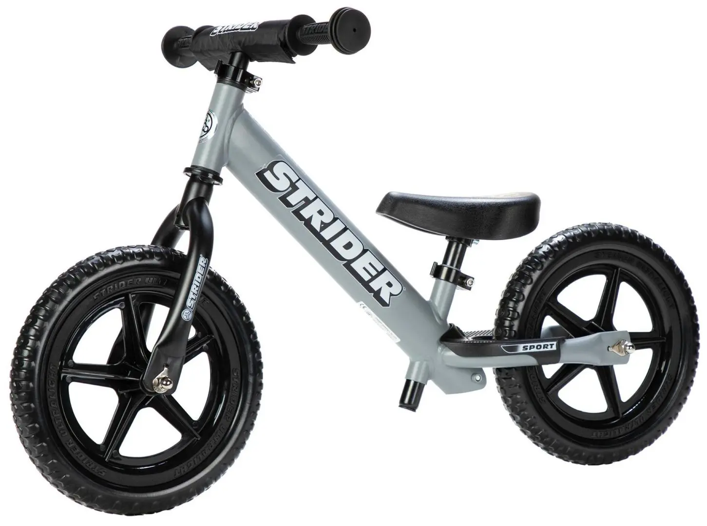 Bicicleta fara pedale Strider Sport ST-S4MG (Grey/Black)