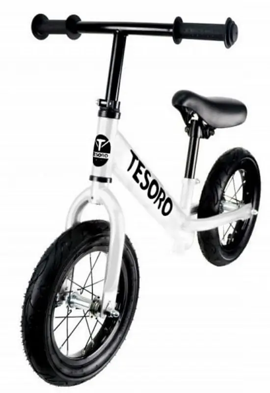 Bicicleta fara pedale Tesoro PL-12 (White) - 2