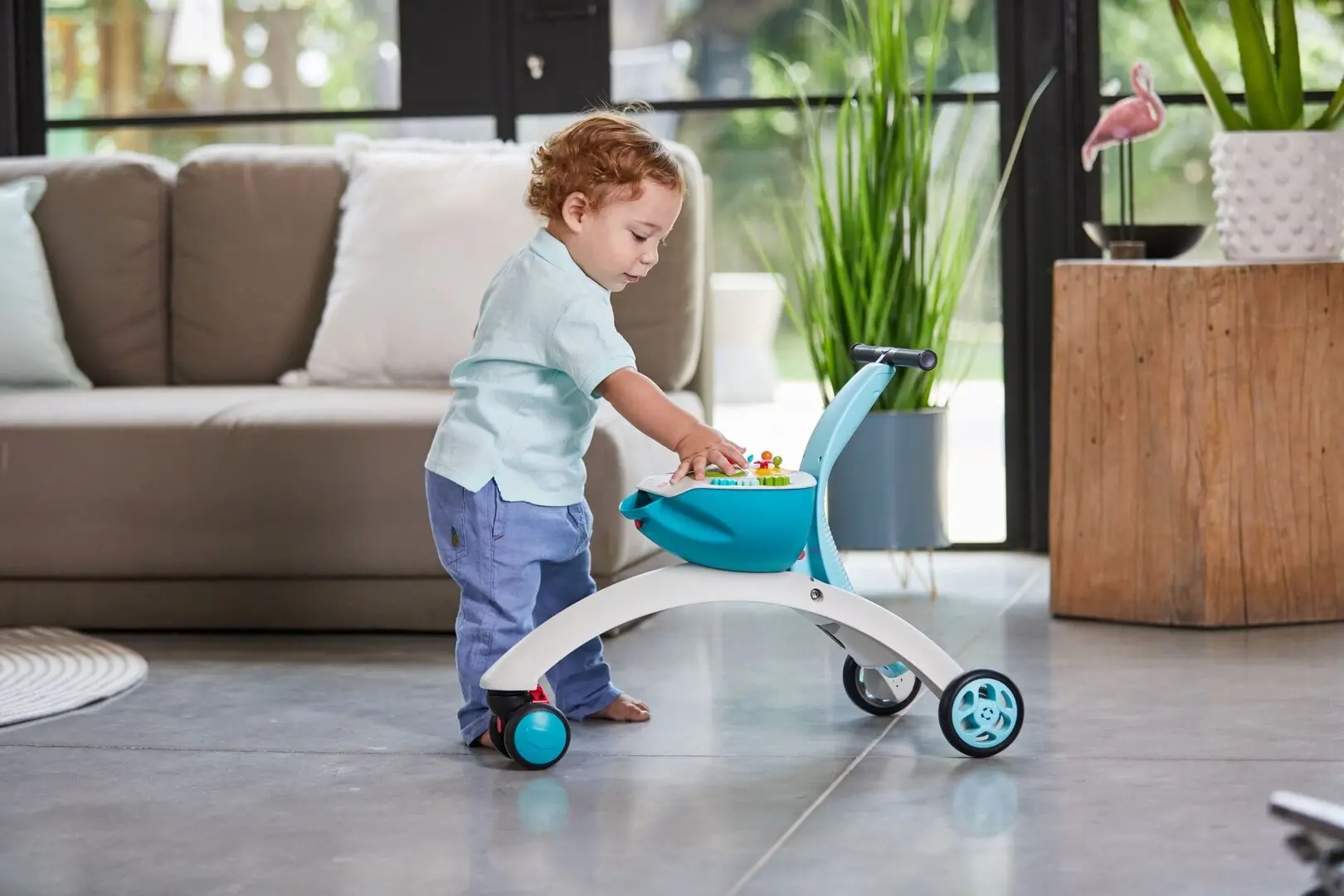 Bicicleta fara pedale 5in1 Tiny Love Here I Grow TL19008067 (Blue/White) - 3