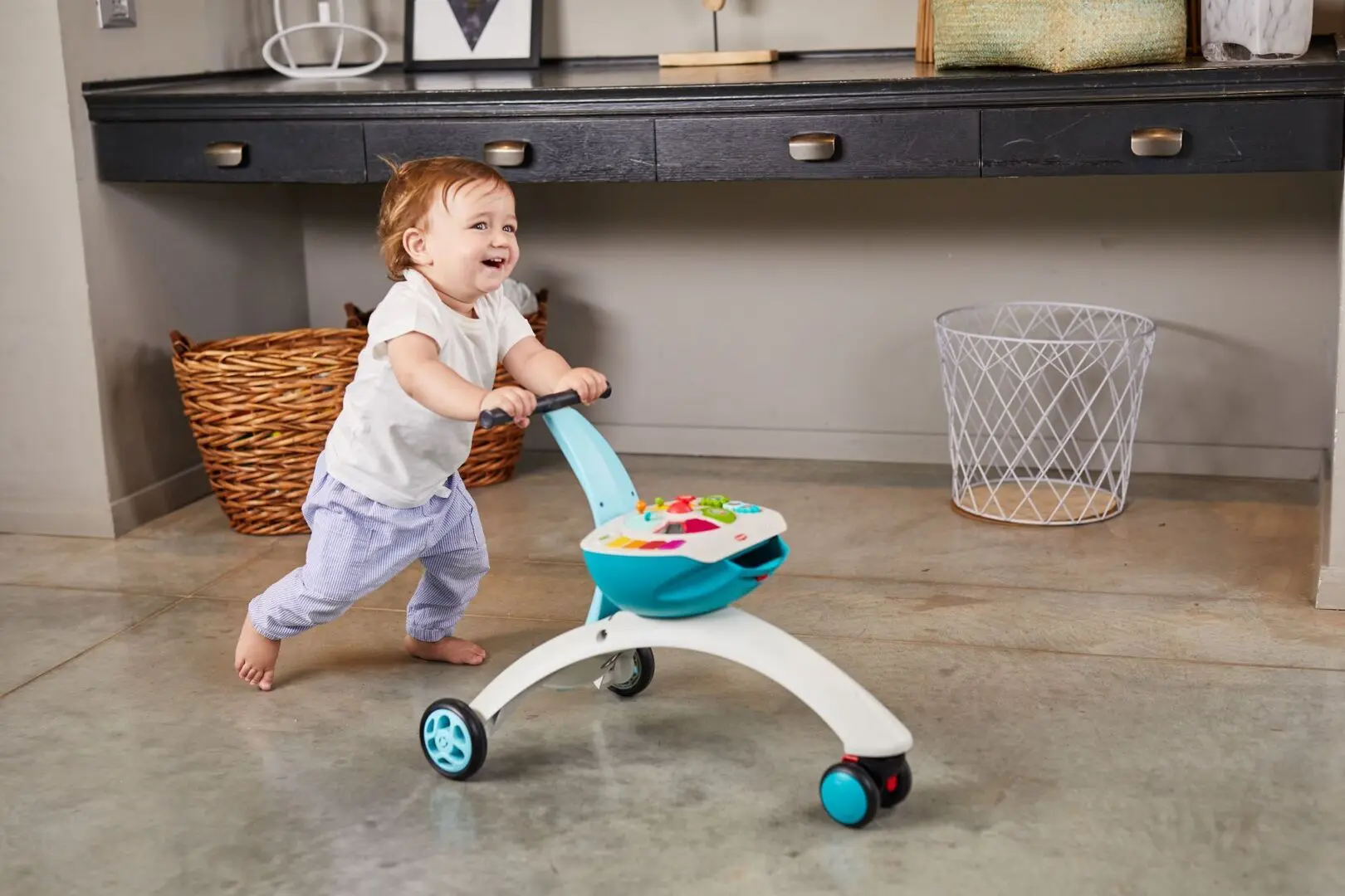 Bicicleta fara pedale 5in1 Tiny Love Here I Grow TL19008067 (Blue/White) - 5