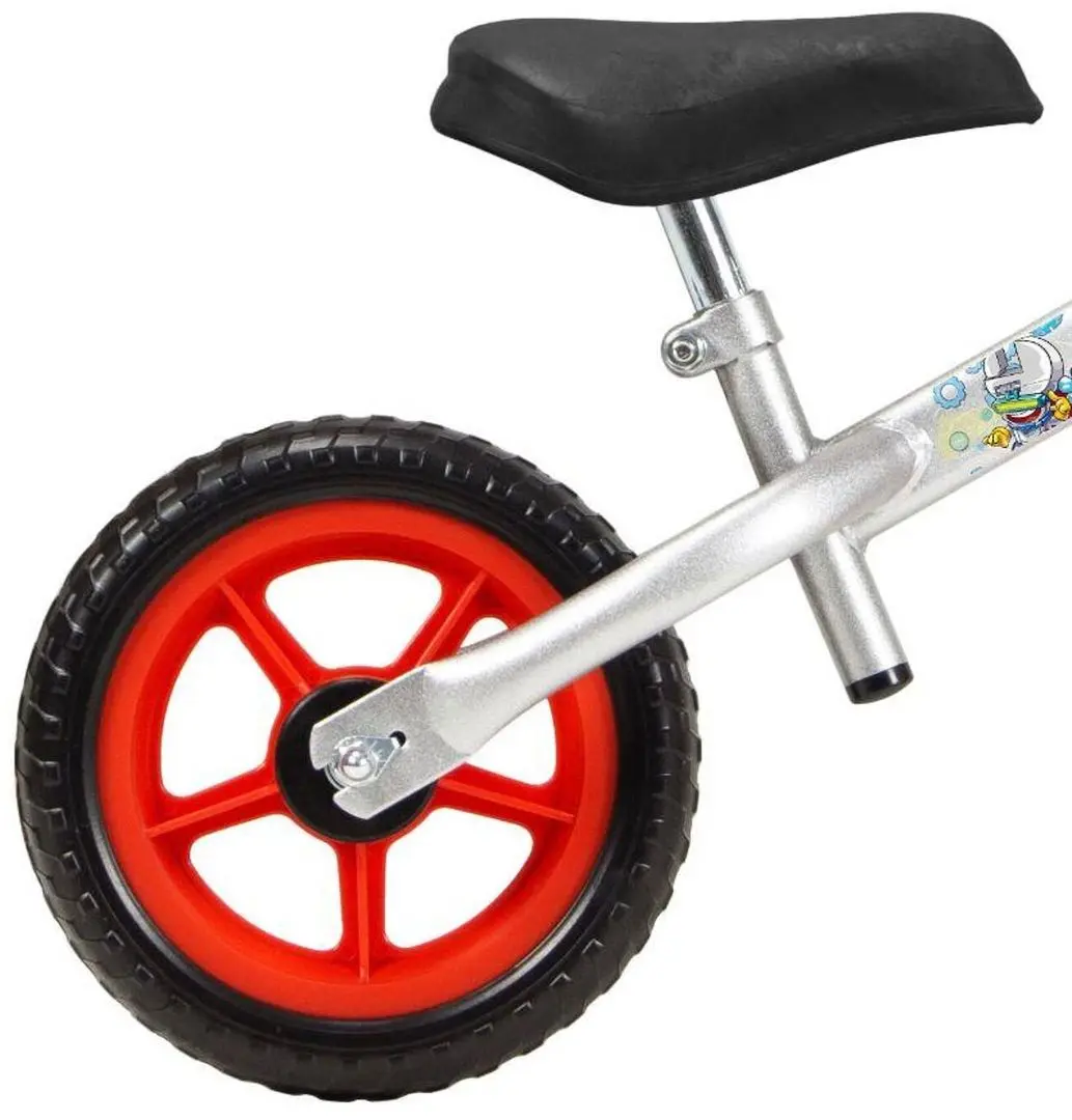 Bicicleta fara pedale Toimsa Super Things TOI186 (Silver/Red)