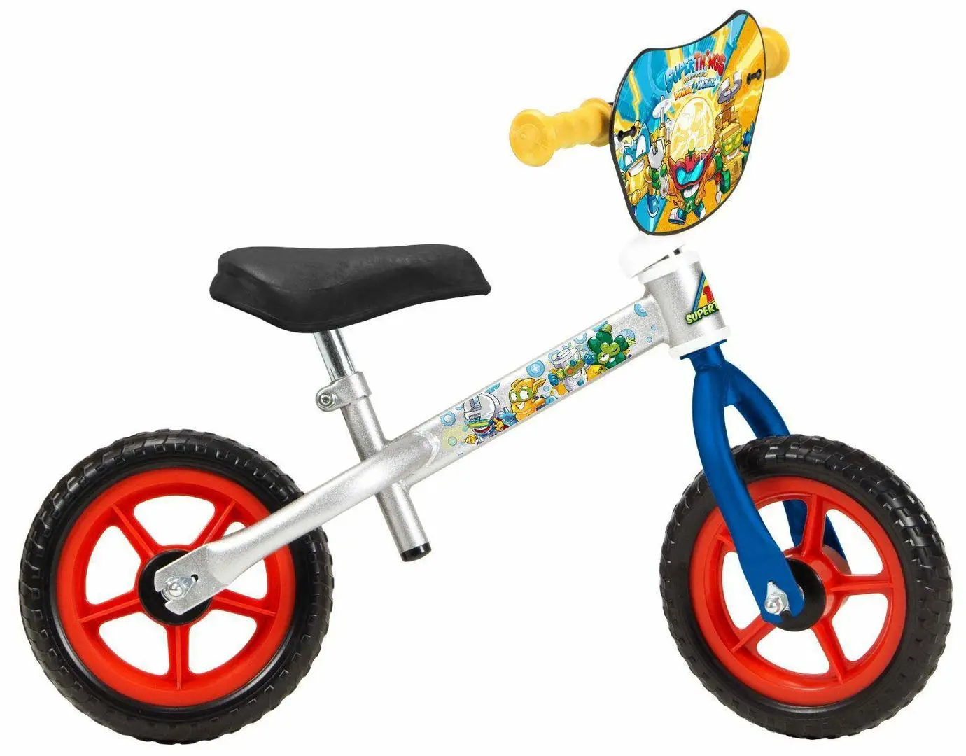 Bicicleta fara pedale Toimsa Super Things TOI186 (Silver/Red)