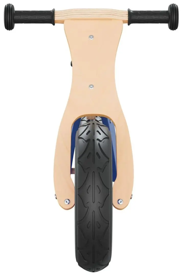 Bicicleta fara pedale VidaXL 358358 (Wood/Blue)