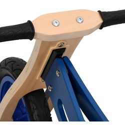 Bicicleta fara pedale VidaXL 358358 (Wood/Blue) Thumb