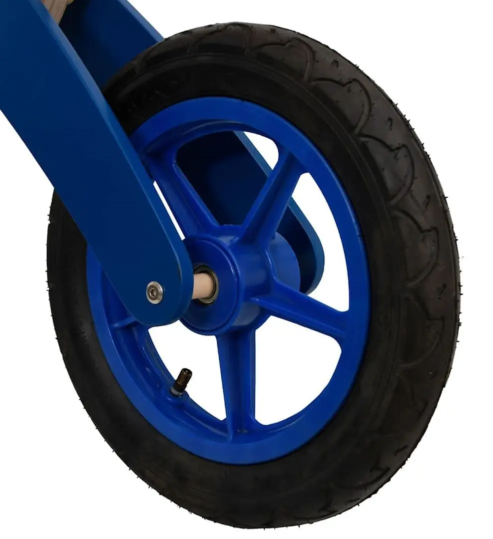 Bicicleta fara pedale VidaXL 358358 (Wood/Blue)
