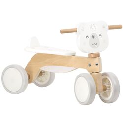Bicicleta fara pedale Viga Toys PolarB 44239 (Wood/White)