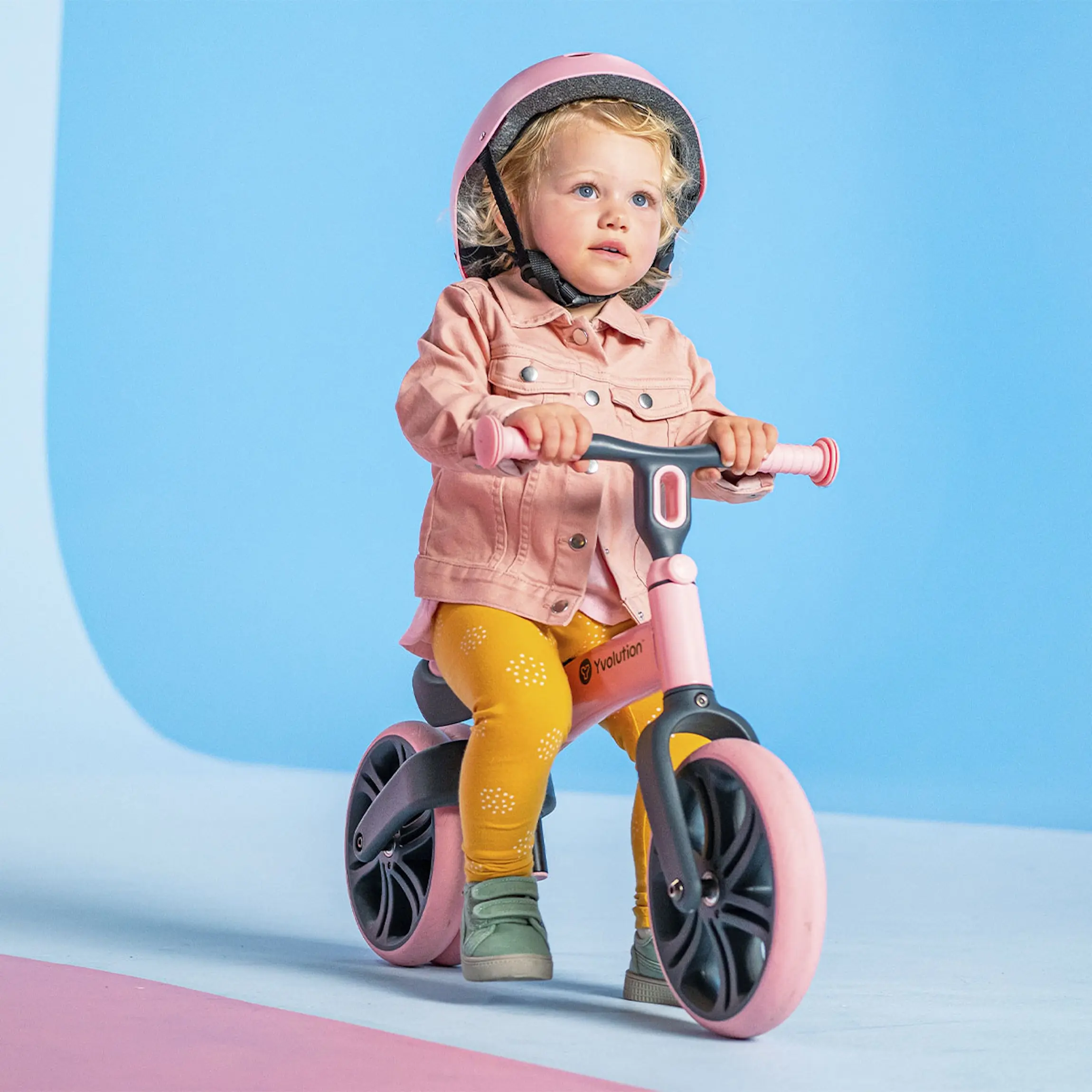 Bicicleta fara pedale Yvolution Y Velo Junior (Pink) - 3