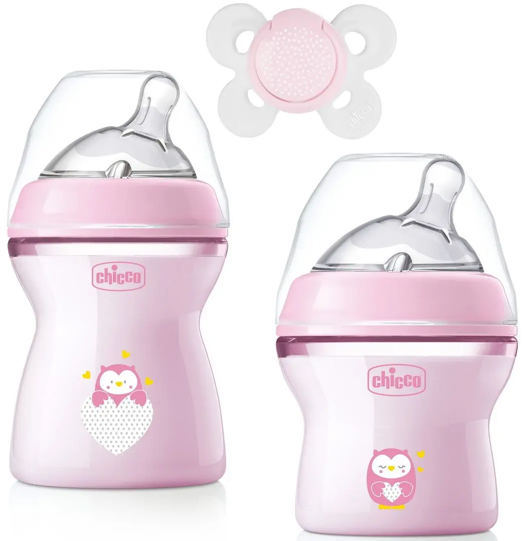 Set pentru hranire Chicco NaturalFeeling 00081311600000 (Pink)