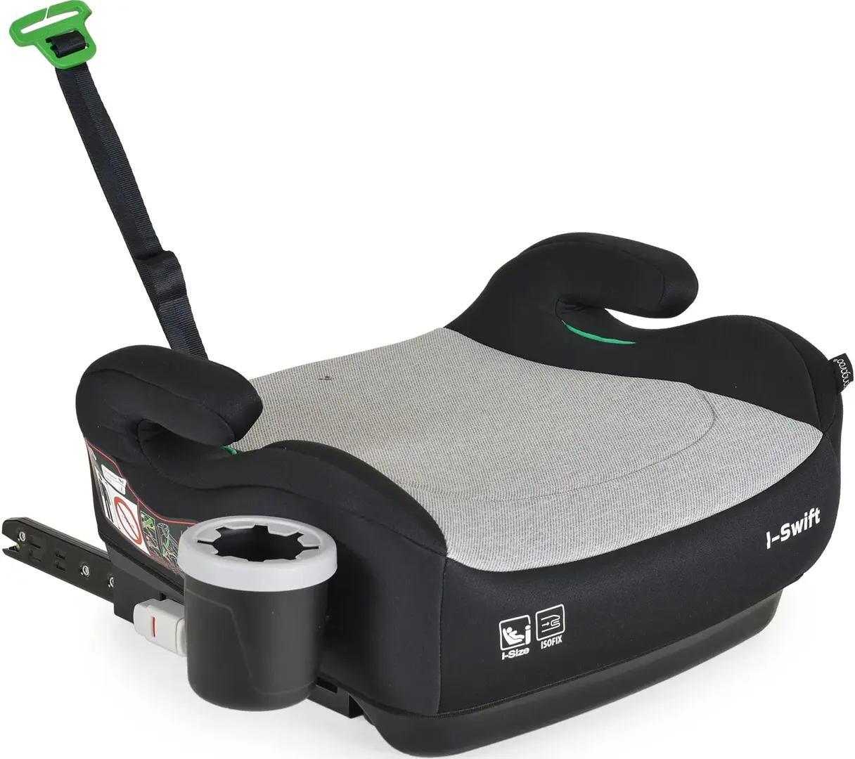 Scaun auto-booster Cangaroo I-Swift (Grey/Black)