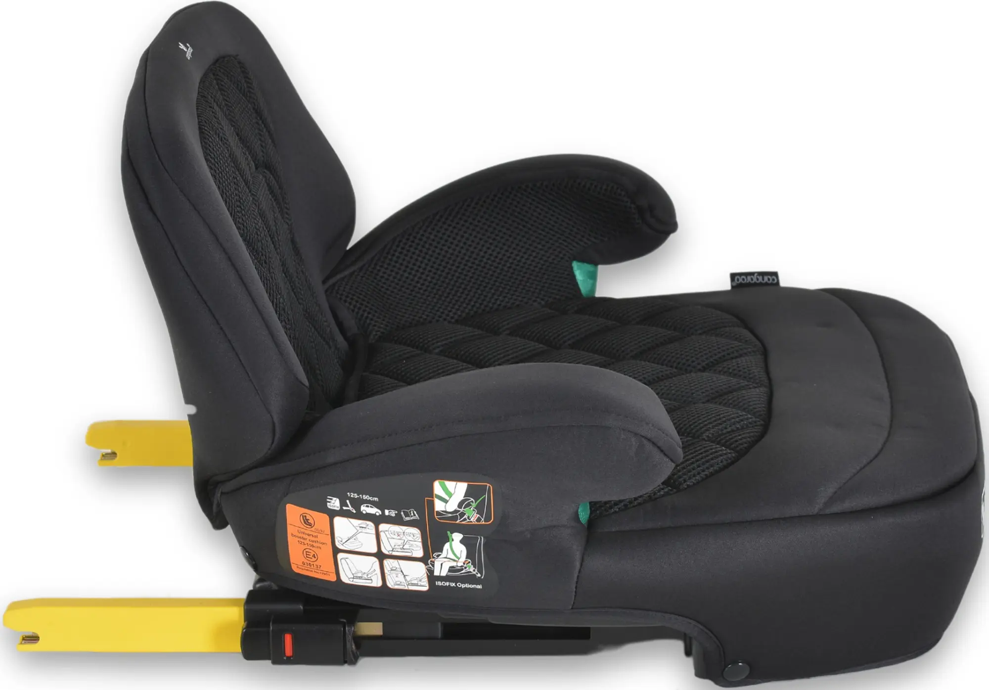 Scaun auto-booster Cangaroo Jax (Black) - 2