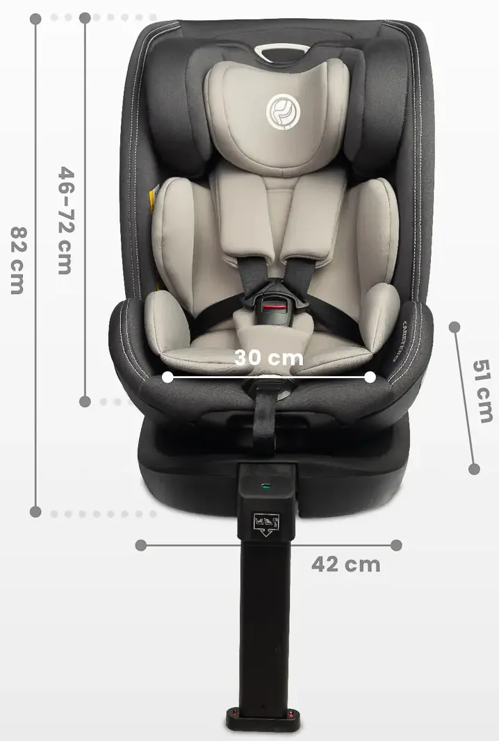 Scaun auto Caretero Fortis (Burgundy) - 13