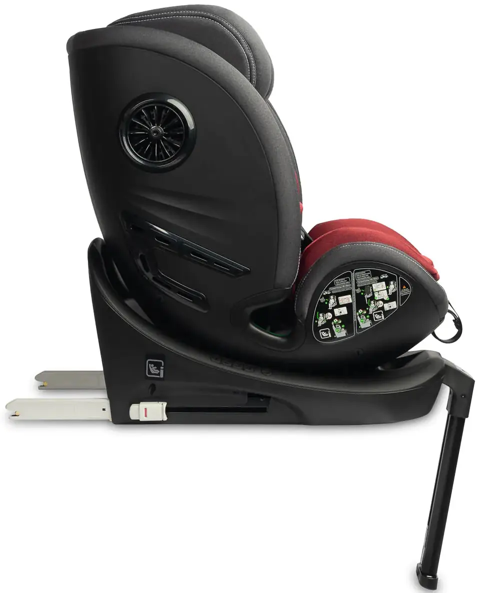 Scaun auto Caretero Fortis (Burgundy) - 7