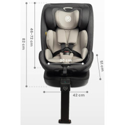 Scaun auto Caretero Fortis (Graphite) Thumb