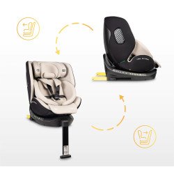 Scaun auto Caretero Lumi i-Size (Beige) Thumb