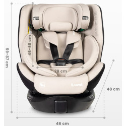 Scaun auto Caretero Lumi i-Size (Beige) Thumb