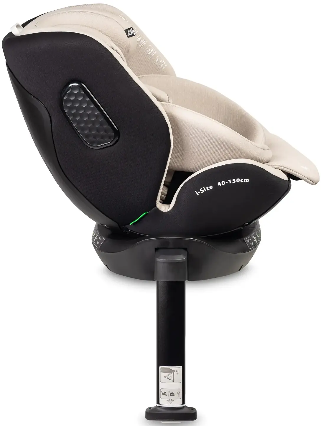 Scaun auto Caretero Lumi i-Size (Beige) - 7