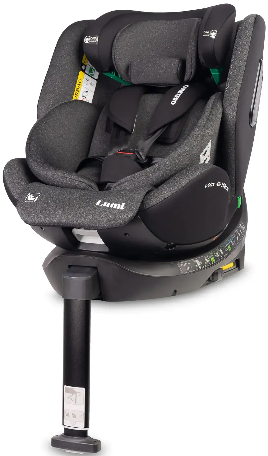 Scaun auto Caretero Lumi i-Size (Dark Grey) - 2