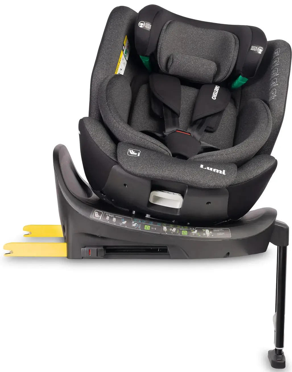 Scaun auto Caretero Lumi i-Size (Dark Grey) - 6