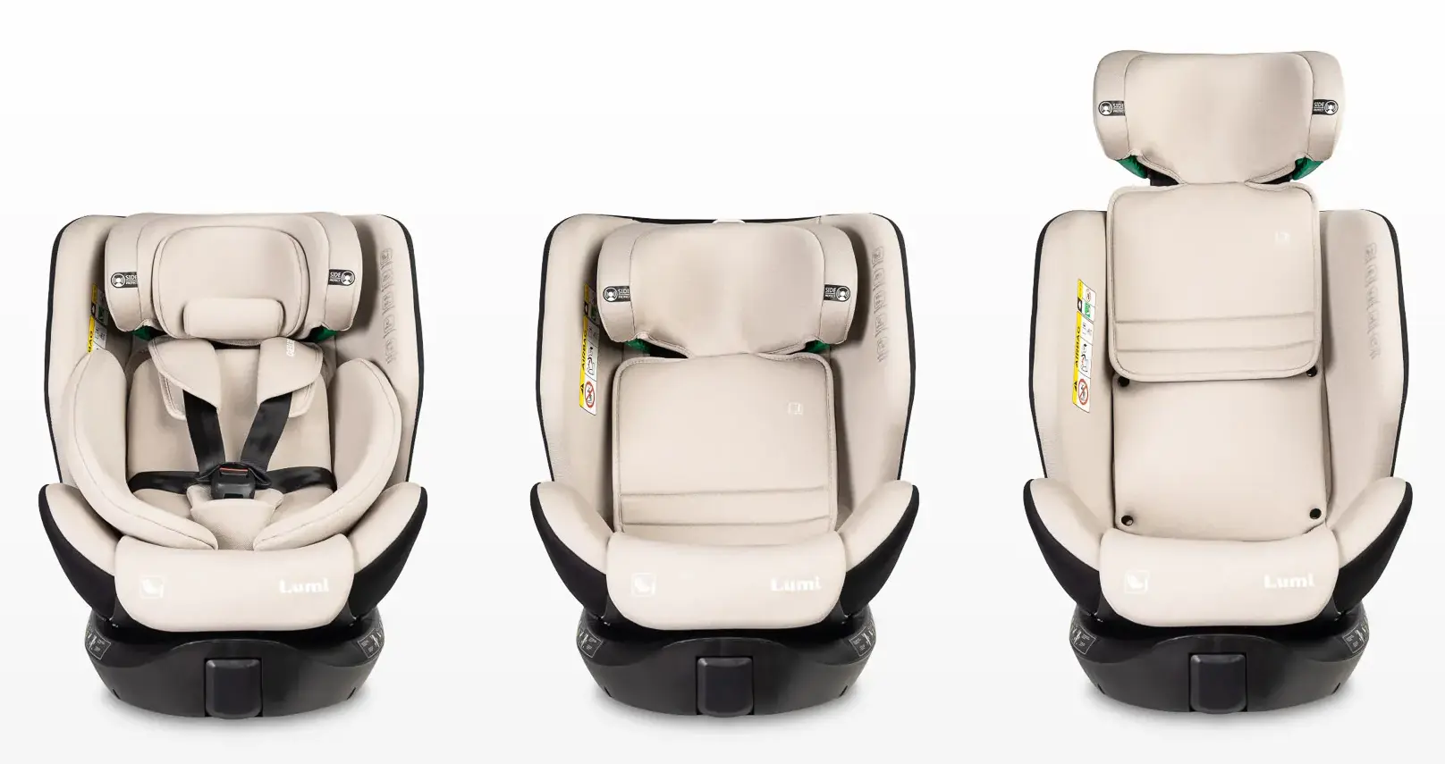 Scaun auto Caretero Lumi i-Size (Dark Grey) - 10
