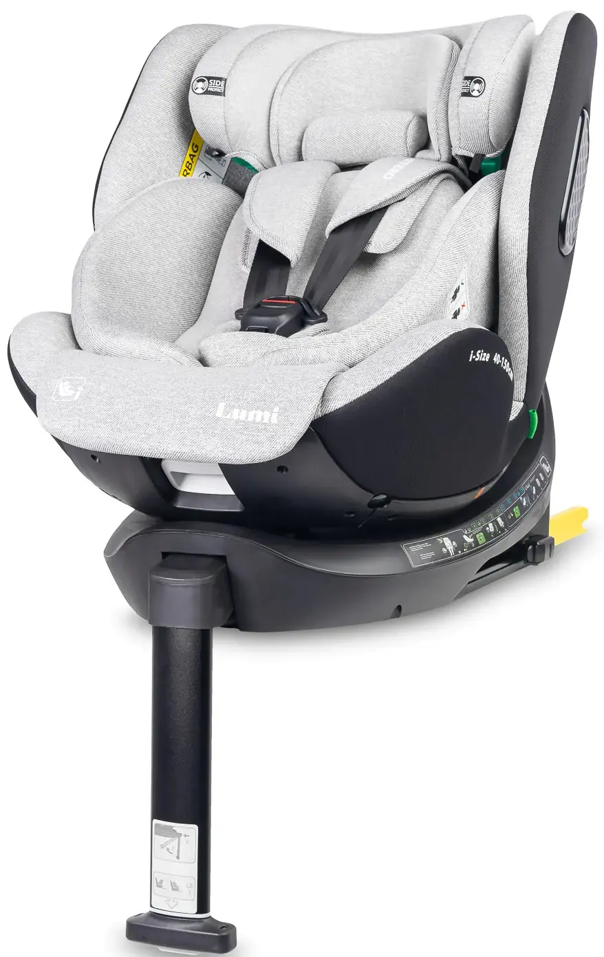 Scaun auto Caretero Lumi i-Size (Light Grey) - 2