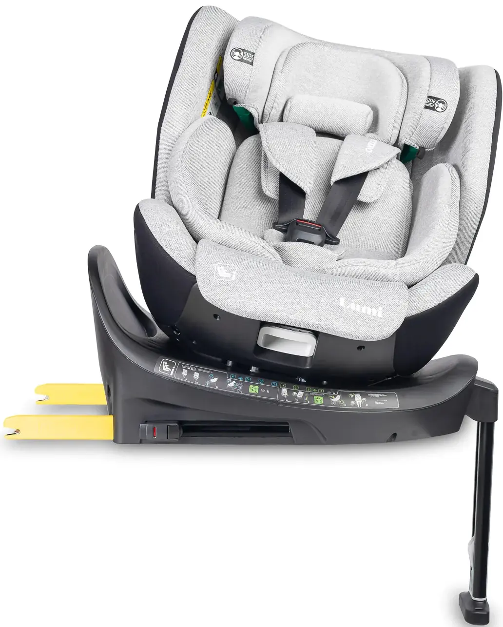 Scaun auto Caretero Lumi i-Size (Light Grey) - 6