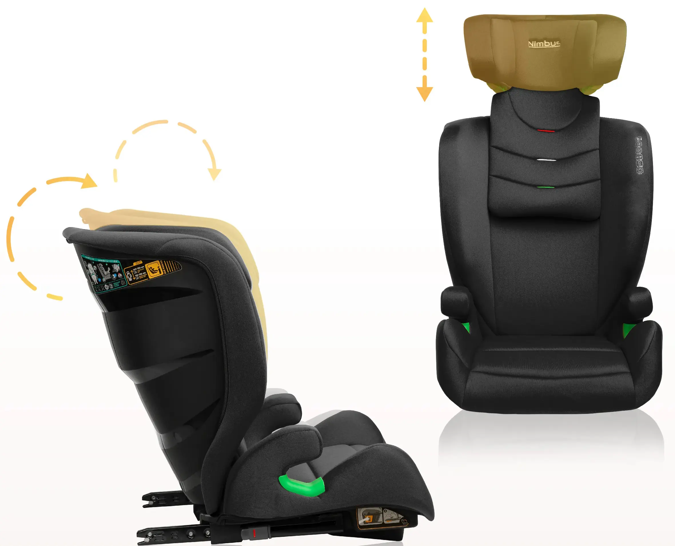 Scaun auto Caretero Nimbus (Dark Green) - 8