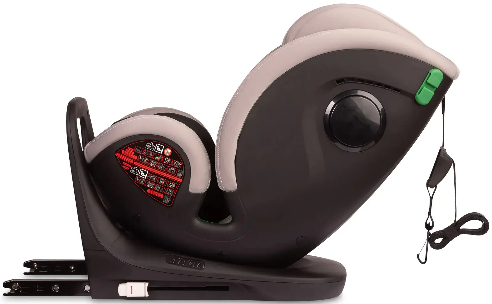 Scaun auto Caretero Securo (Light Grey) - 6