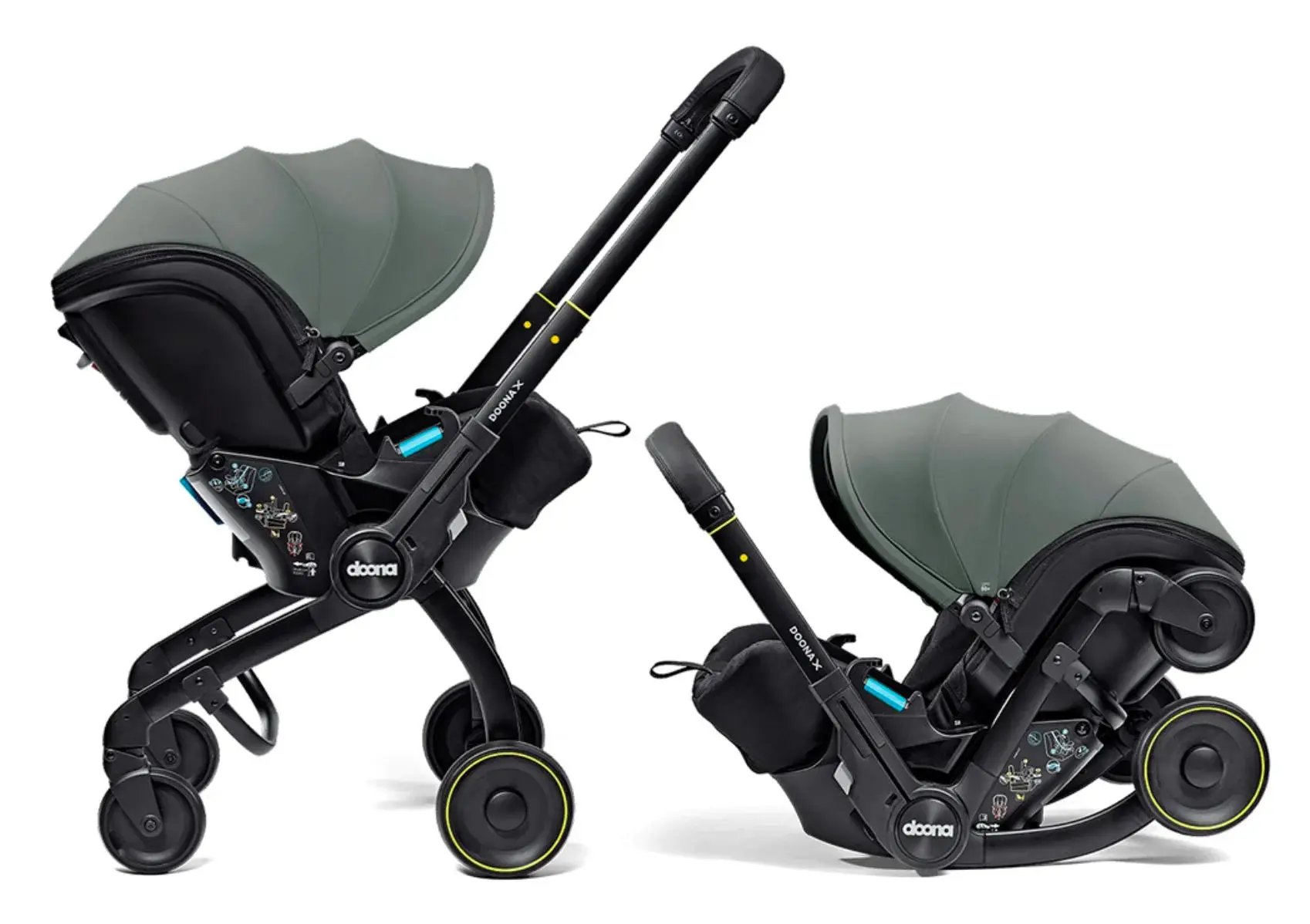 Автокресло 2в1 Doona X (Slate Green) - 2