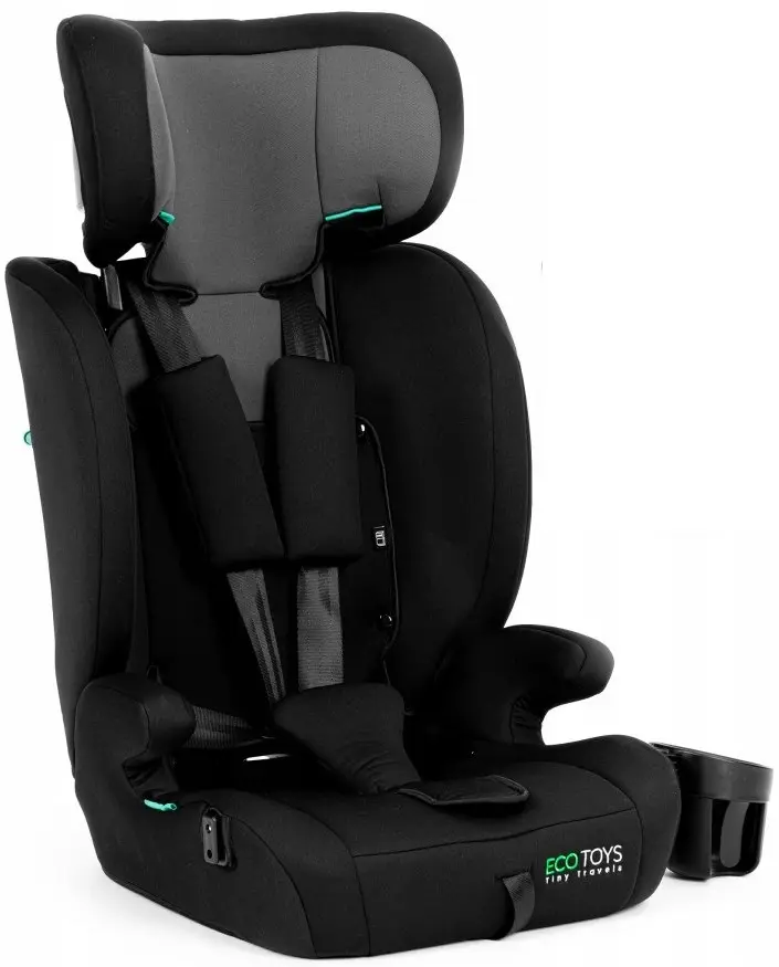 Scaun auto EcoToys F232 (Black/Grey) - 2