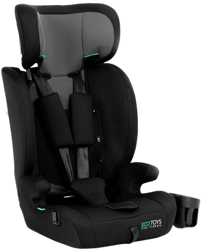 Scaun auto EcoToys F232 (Black/Grey)